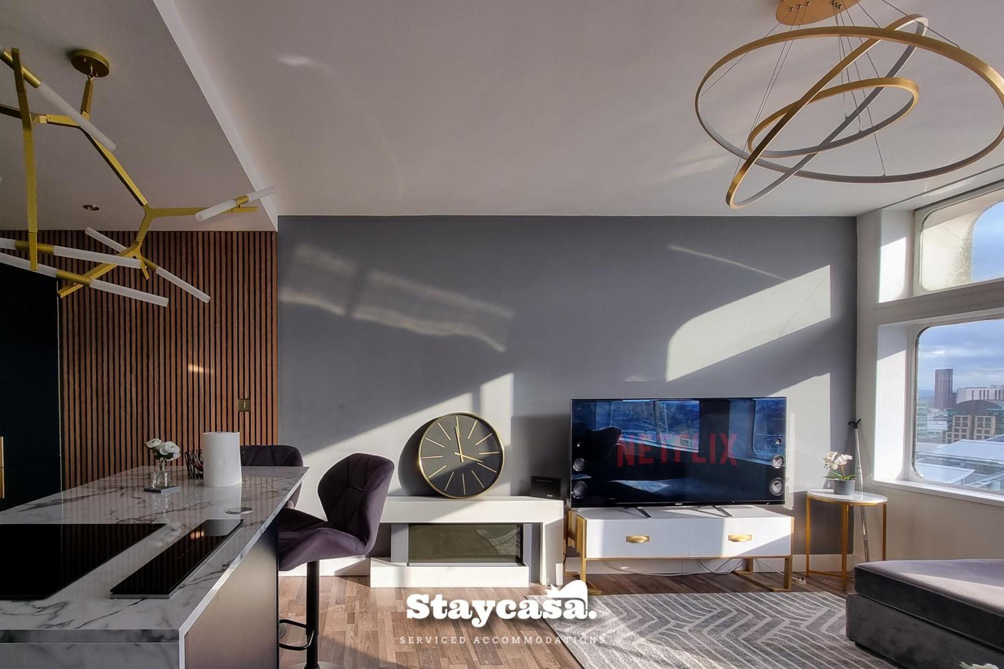 Luxury Penthouse Manchester Skyline 23Rd Floor Exterior foto